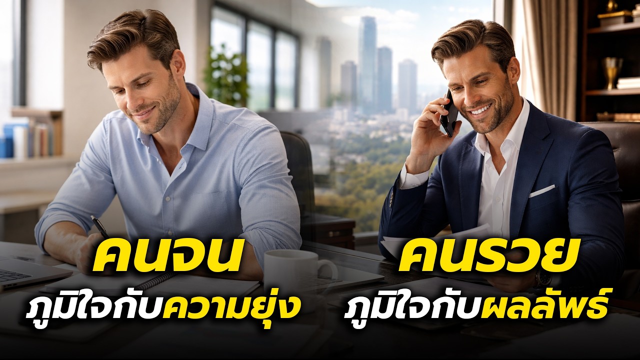 ทำไมคุณเหนื่อยแต่ไม่รวย? ความลับของคนที่โฟกัสผลลัพธ์