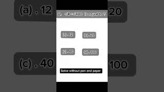 check your mental strength with solving this math puzzle #youtubeshorts #viral #ytshorts #challenge