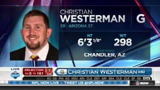 2016 NFL Draft Rd 5 Pk 161 | Cincinnati Bengals Select G Christian Westerman