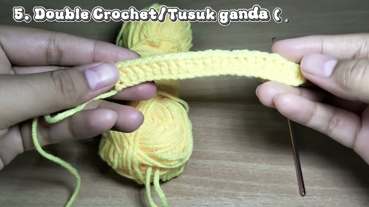 ✂️Belajar Tusuk Dasar Merajut Mulai Dari Nol🧶 - tutorial Pemula|‎⁨@mauucraft⁩  