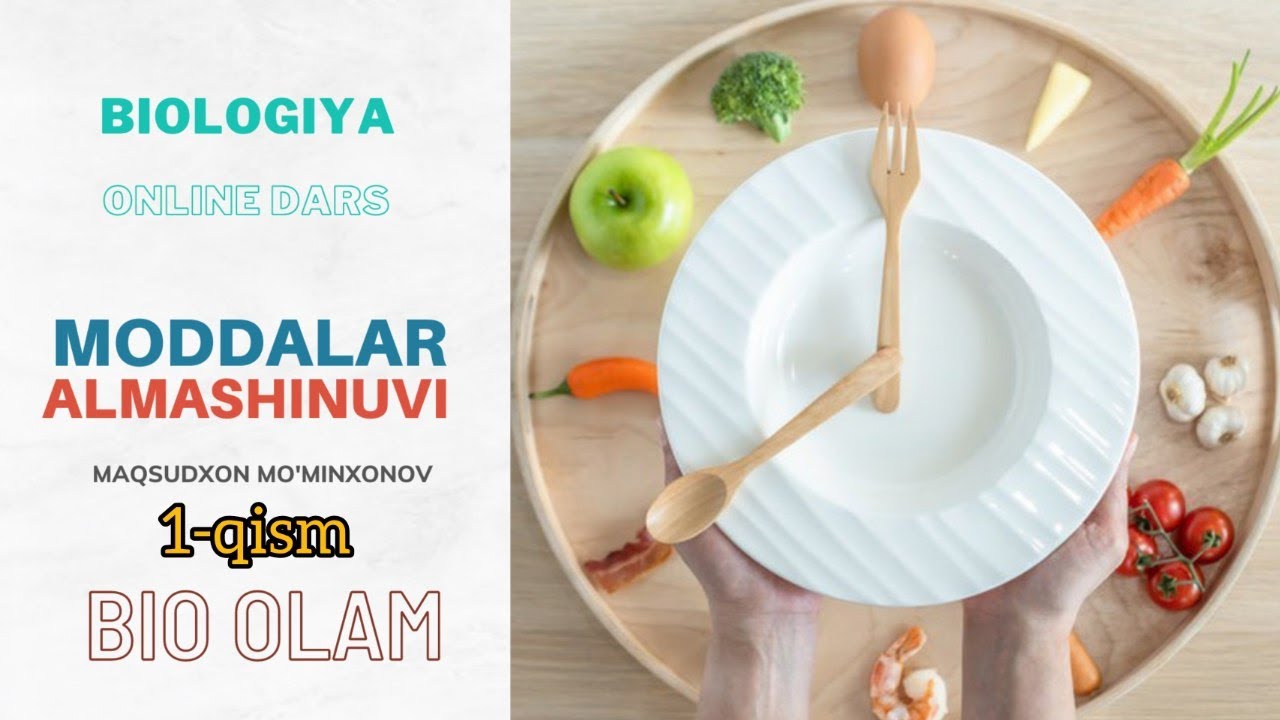 METABOLIZM (1-qism) | @Maqsudxon_Mominxonov