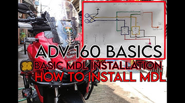 ADV160 BASIC MDL INSTALLATION GUIDE | HOW INSTALL MDL AT YOUR OWN | DIYers GUIDE #jrmotoworkz #jrm
