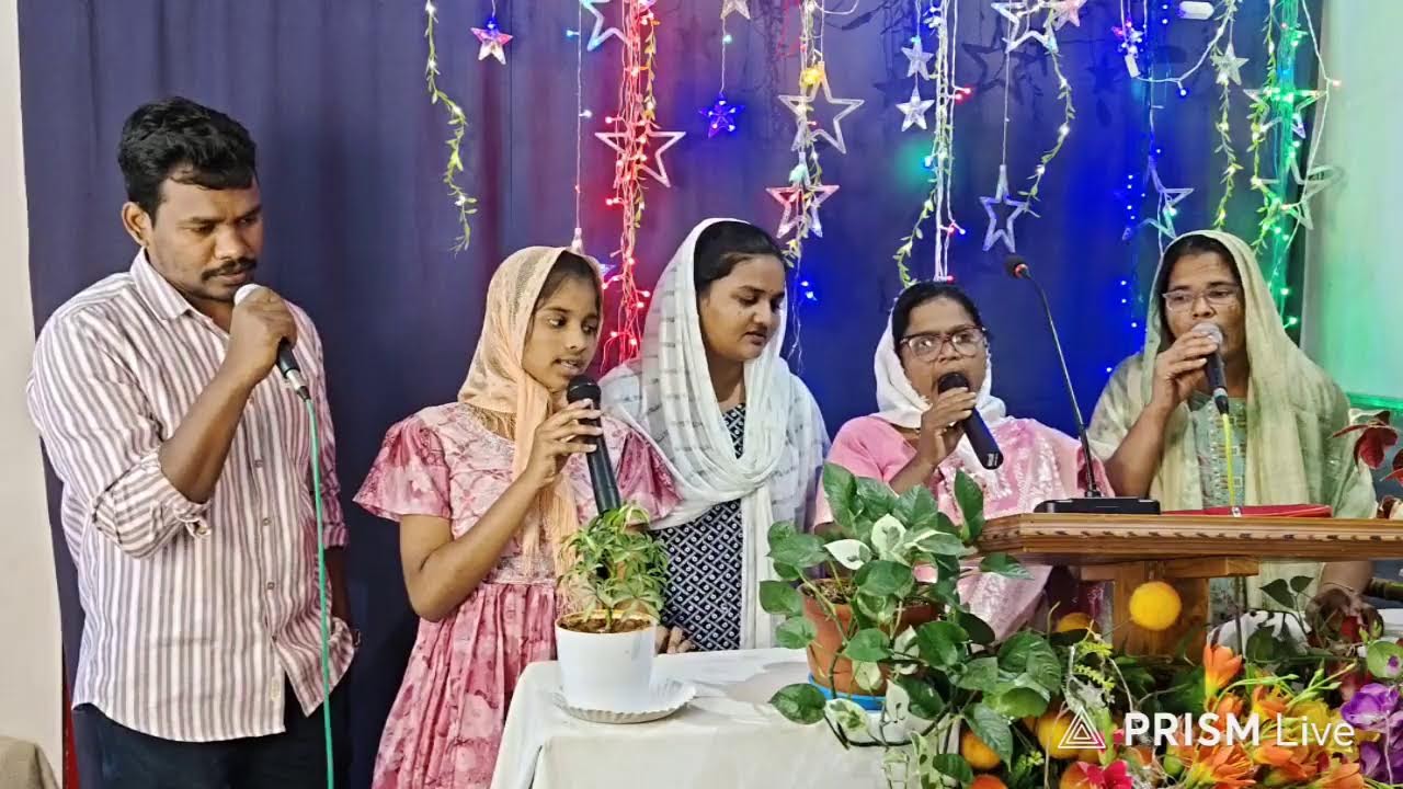 Baptist Church spt 1 మన మందిరం లో గ్రూప్ సాంగ్ పాడుతున్న యూత్ 