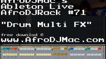 Ableton Live Drum Multi FX Rack Free!
