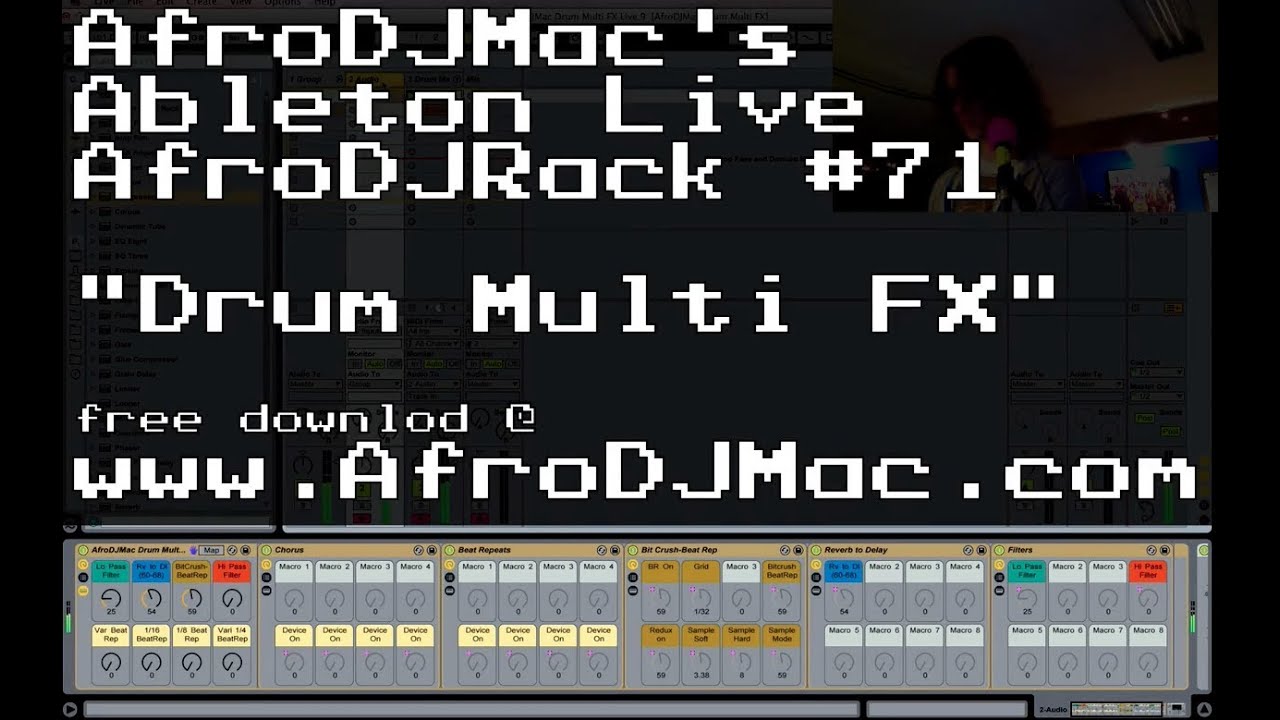 Ableton Live Drum Multi FX Rack Free! - YouTube