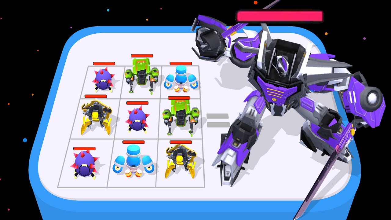 ROBOTS RUN: RUNNER EVOLUTION 🤖🦿🦾⚙️ Robo Merge & Run: Merge Master, Robot Car Transform, Battle War!