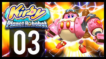 Kirby Planet Robobot Gameplay - Walkthrough Part 3 - Telekinesis (3DS)