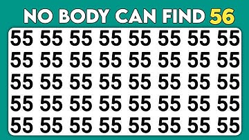 FIND THE ODD ONE OUT | NUMBER AND LETTER EDITION | ODDITY SPOTTING PUZZLE