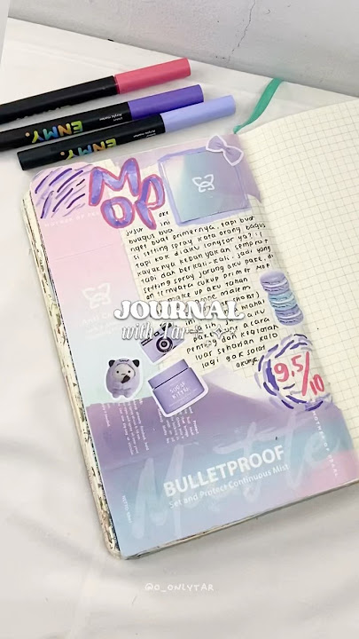 #journalwithTar : junk journal bekas product MOP!
