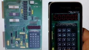 KIM-1 emulator running on Android smartphone