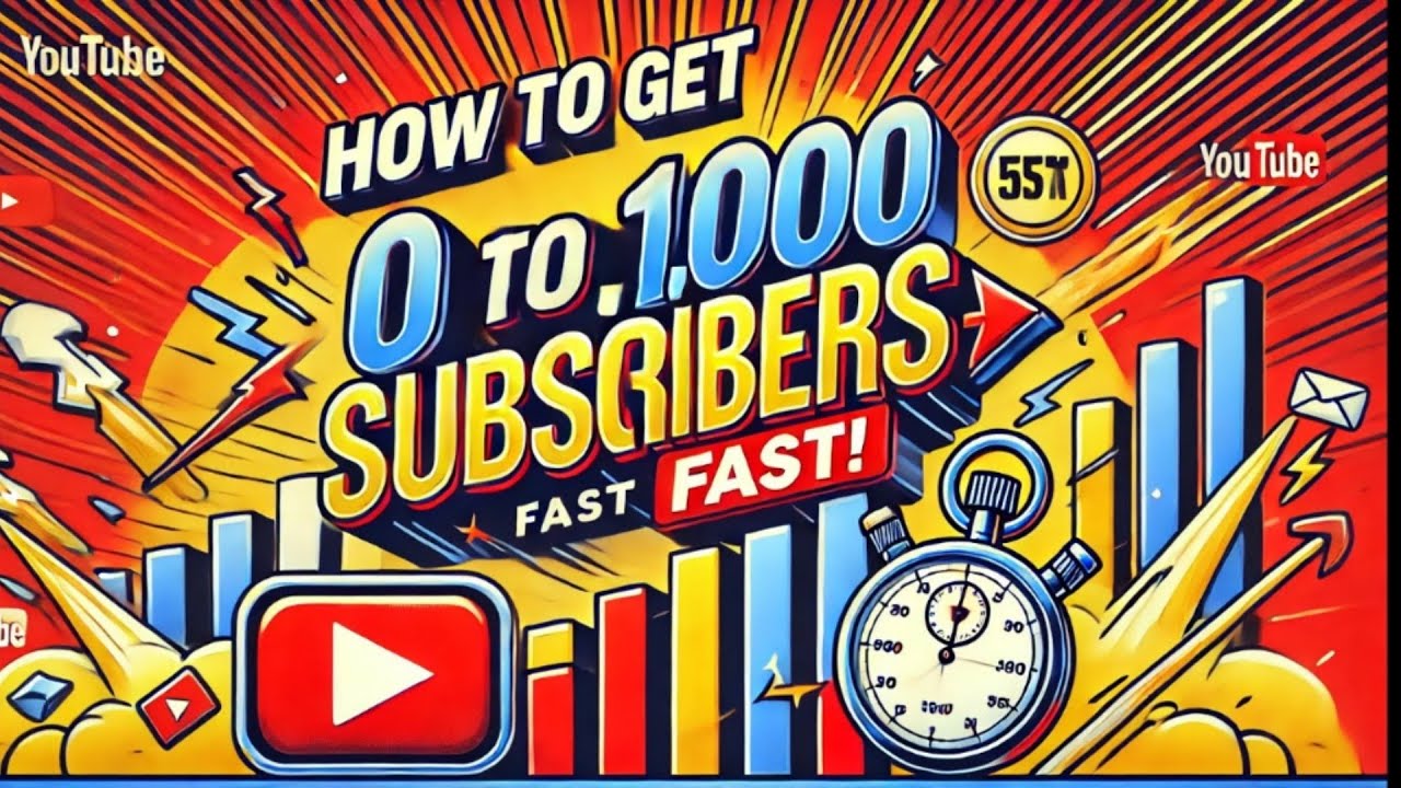 The Secret to Grow your Channel from 0 to 1000 Subscribers Fast on ...