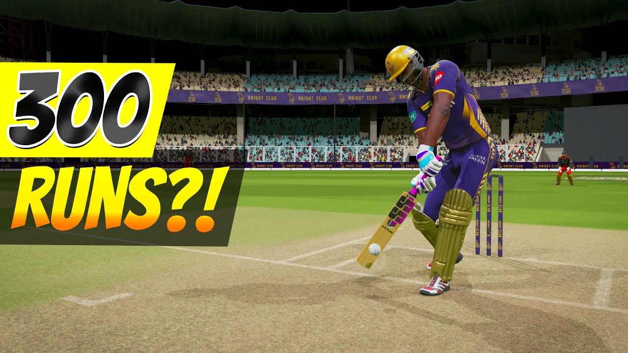 The HIGHEST IPL Score EVER | RCB Vs KKR | Cricket 24 - YouTube