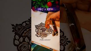 Beautiful Floral Design 🪷✨😍||#shorts #henna #mehndi #creativehenna #trending #floraldesign #viral