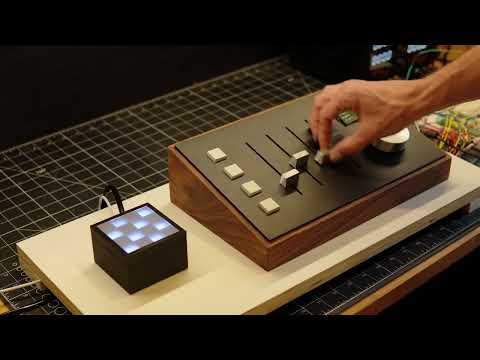 I built a physical console for my smart lights (motorized faders)