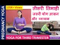 YOGA FOR THIRD TRIMESTER I तीसरी तिमाही जरूरी योगासन और व्यायाम I Yog Namaste