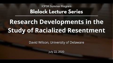 Research Developments in the Study of Racialized Resentment