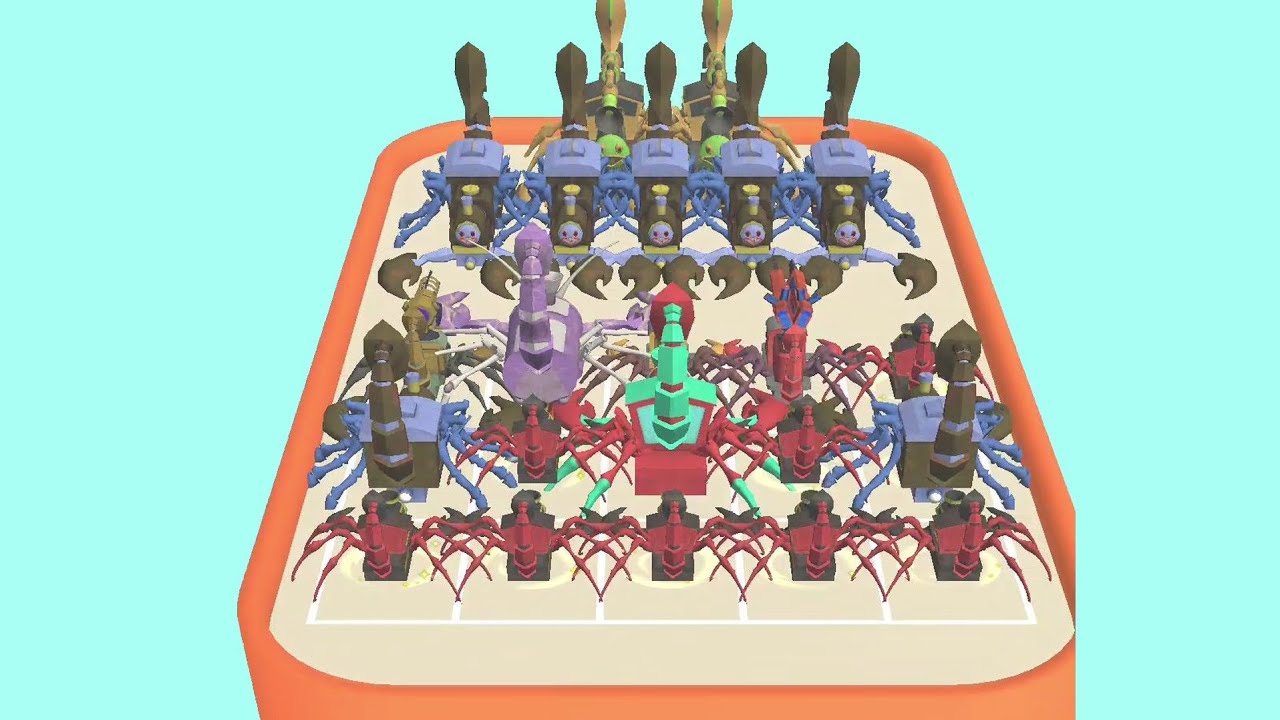 MERGE SPIDER TRAIN ALL LEVELS GAMEPLAY WALKTHROUGH PART 15