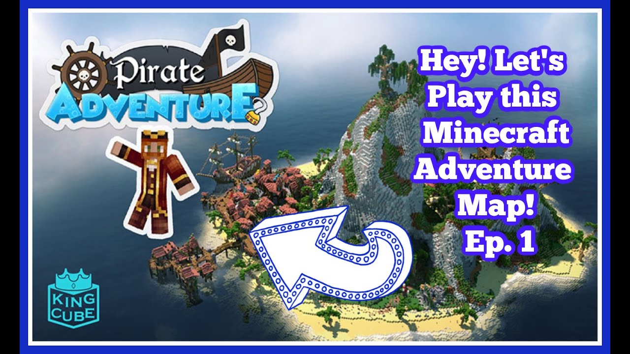 Pirate Adventure! Let's Play, ep. 1 (RabbitRoars: Minecraft Marketplace Adventure Map Playthrough)