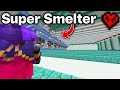 Building a GIGA Super Smelter in Minecraft Hardcore...