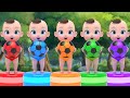 surprise color balls Johny Johny Yes Papa +more Nursery Rhymes &amp; Kids Songs | Kindergarten
