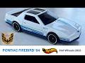 Hot Wheels 2023 Muscle Mania 8/10 '84 Pontiac Firebird 180/250 - Diecast 1:64 Bianco