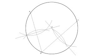 How to draw a circle passing through 3 given points