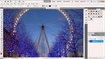 How to work with application bar in Adobe Photoshop