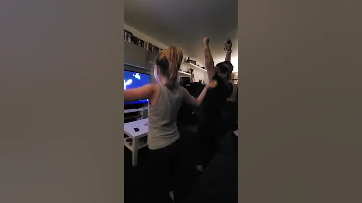 Harper and Deanna playing Just Dance 2022