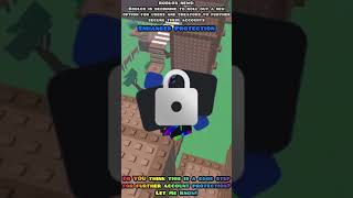 New Enhanced Protection Feature #robloxnews #shorts #gaming #fyp