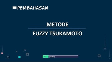 Sistem Inferensi Fuzzy Tsukamoto Data mining