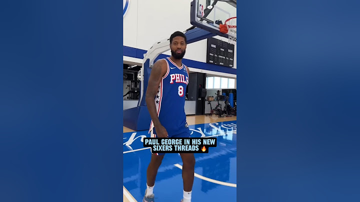 PG rocking No. 8 in Philly (via @sixers)
