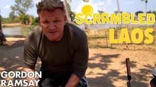 Gordon Ramsay Makes a Spicy Asian Omelette in Laos | Scrambled