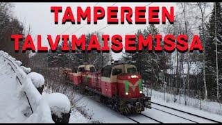 Junia Tampereen talvisissa maisemissa