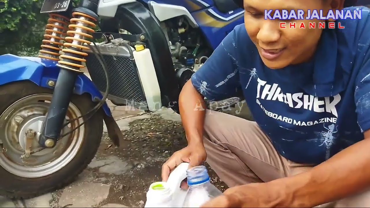 Cara Mengisi Air Radiator Motor Roda Tiga