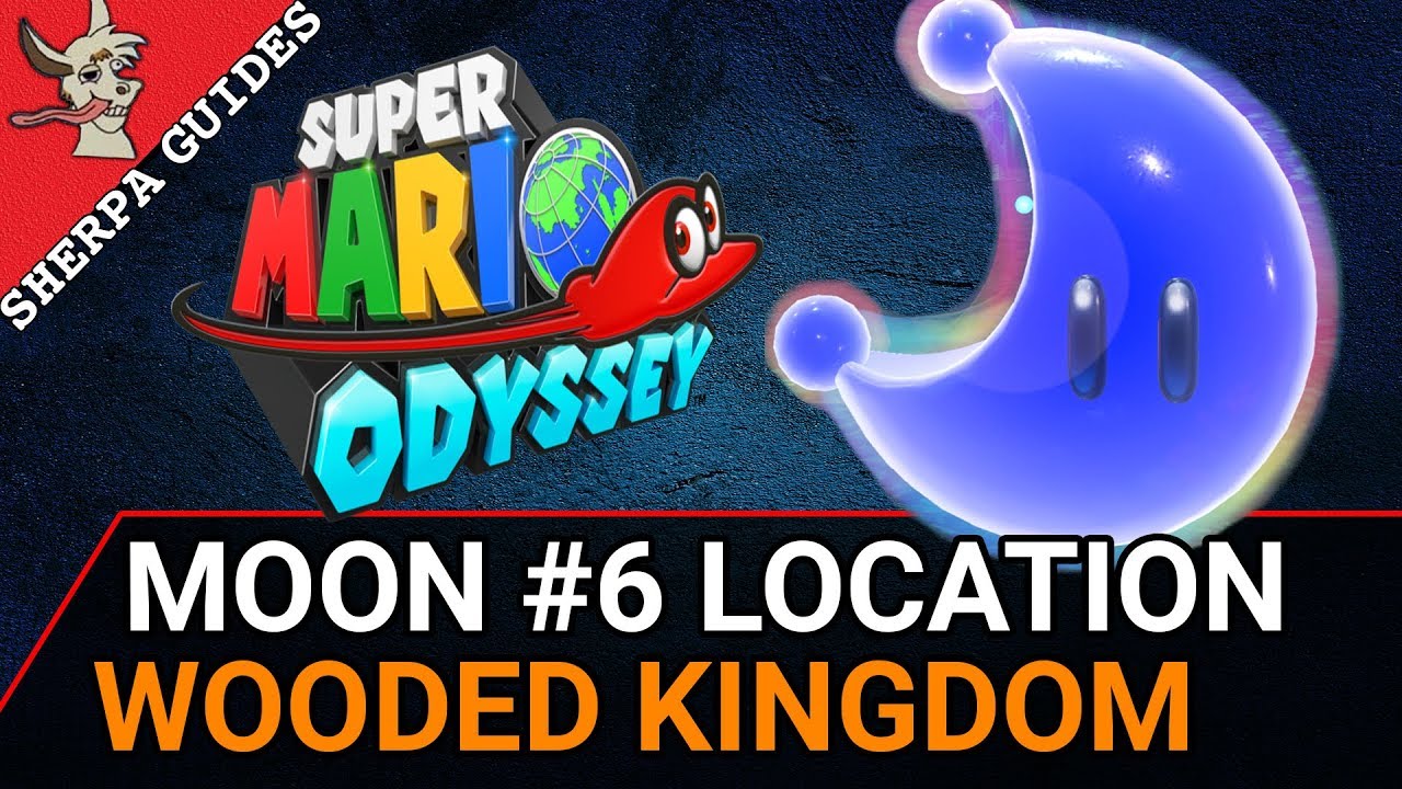Wooded Kingdom Moon 6 Back Way Up the Mountain Location Super Mario