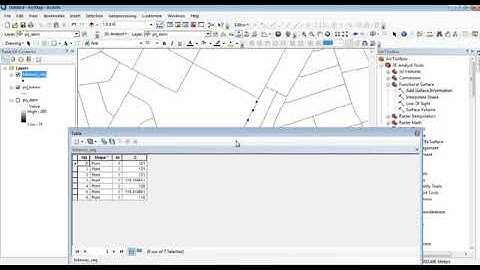 ArcMap 10  How to extract elevation using a DEM with polyline point shapefile part 3 of 3   YouTube