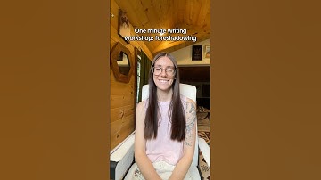 One minute writing workshop: foreshadowing #howtowrite #howtowriteabook #writing #writingabook #book