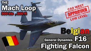 Belgian General Dynamics F16 Falcon at Cad West in the Mach Loop - Low Level LFA7 APPROVED ! In 4k by Darrell Towler 892 views 8 months ago 22 minutes