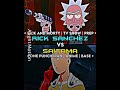 Rick Sanchez vs Saitama || Empty Dreams || #shorts #rickandmorty #anime #onepunchman #edit #viral