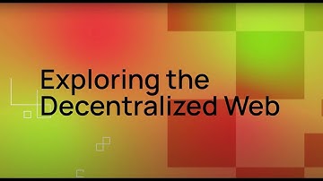 Introducing: Exploring the Decentralized Web (trailer)