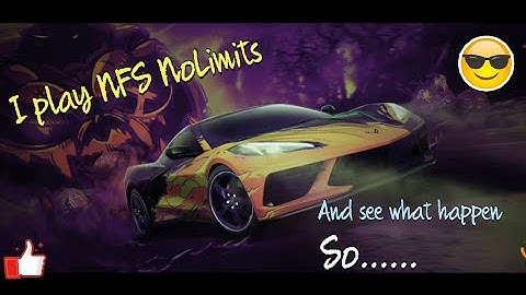 The First Time!! I Play NFS No Limits, Until.........................