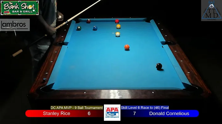 Stanely Rice vs Donald Cornelious SL 6 Finals