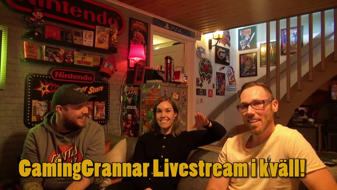 GamingGrannar Livestream i kväll kl 20:00!!