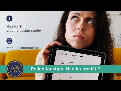 Video: Kaip Sukurti įmonės Logotipą