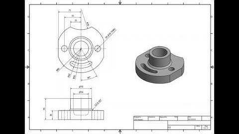 Autodesk Inventor 2019 exercise model for beginners-G1