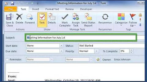 Outlook: Converting emails into Calendar or Tasks Folders