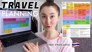 How to Plan Your BEST BACKPACKING TRIP & FREE DOWNLOAD (1 month Thailand Itinerary)