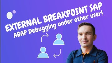 External Breakpoint ABAP | How debug in SAP ABAP under other user?