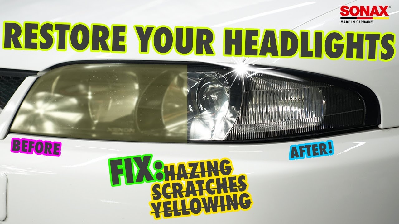 SONAX Headlight Restoration Kit