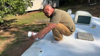 RV Roof Maintenance (89 Fleetwood - Pace Arrow) under $100